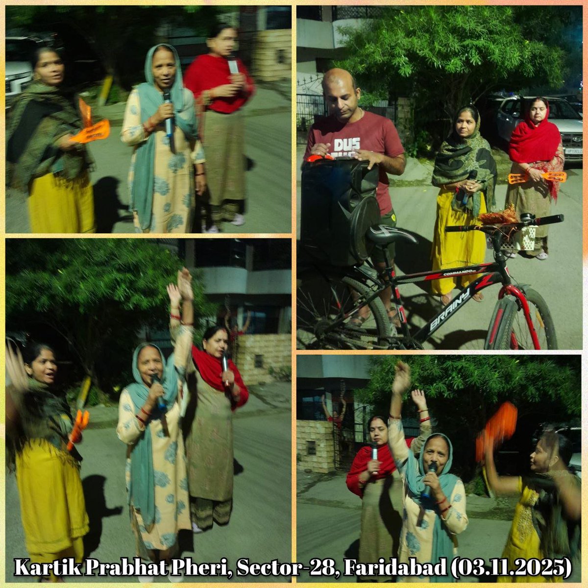 #कार्तिक_प्रभातफेरी 2025
सेक्टर -28,#फरीदाबाद 
(03 November 2025)
की झलकियाँ🙏🙏🙏🙏
#SantShriAsharamjiBapu
#SantShriAsharamjiAshram
#SevaActivitiesByAshram
#SewaActivitiesFbdAshram