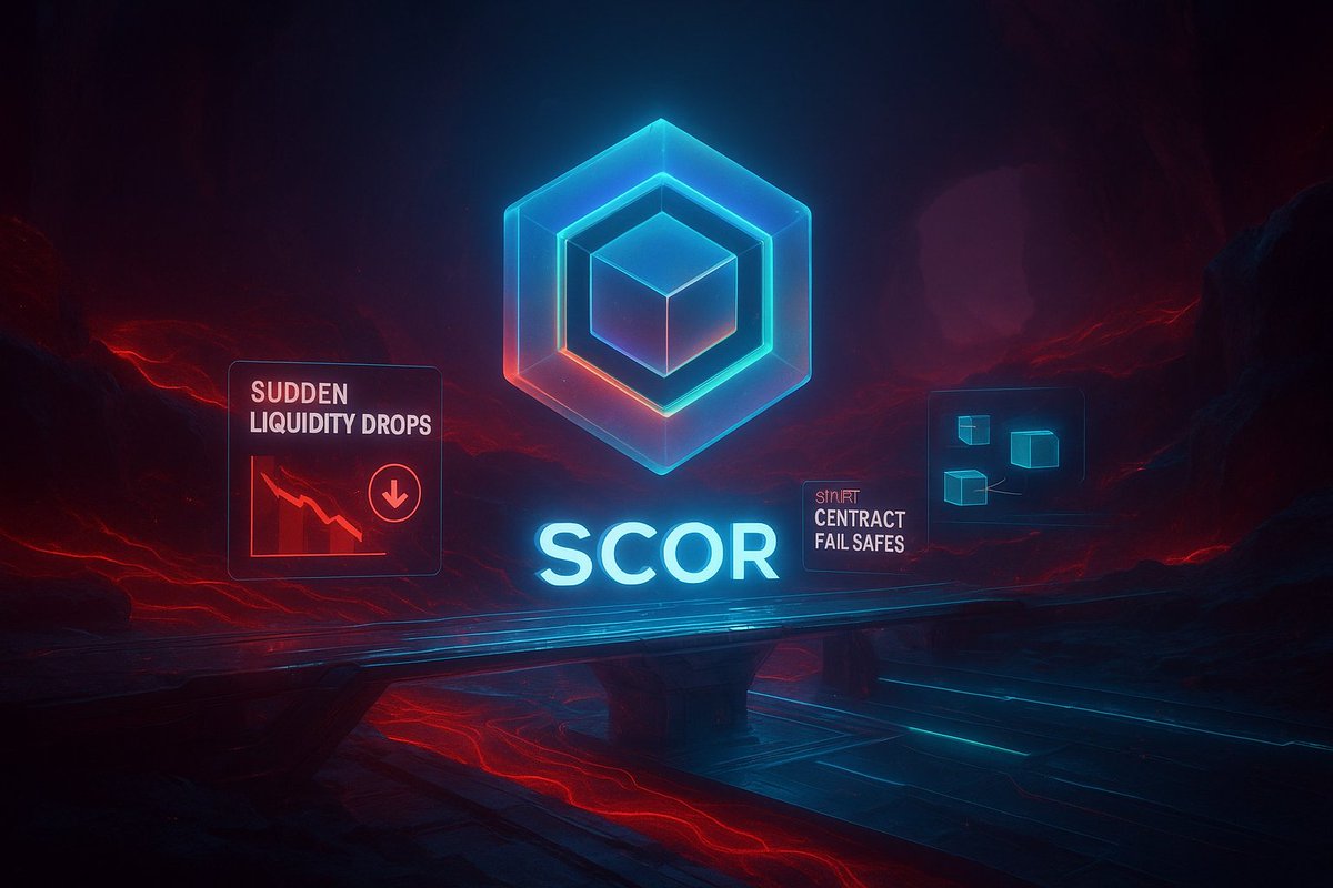 wizvicor's tweet image. Web3 expands fast, but risks expand faster. Rug pulls, liquidity drops, and sudden volatility keep erasing portfolios before users can react.

..@SCORProtocol introduces the protection layer Web3 has been missing, delivering real time risk signals and automated defensive actions.…