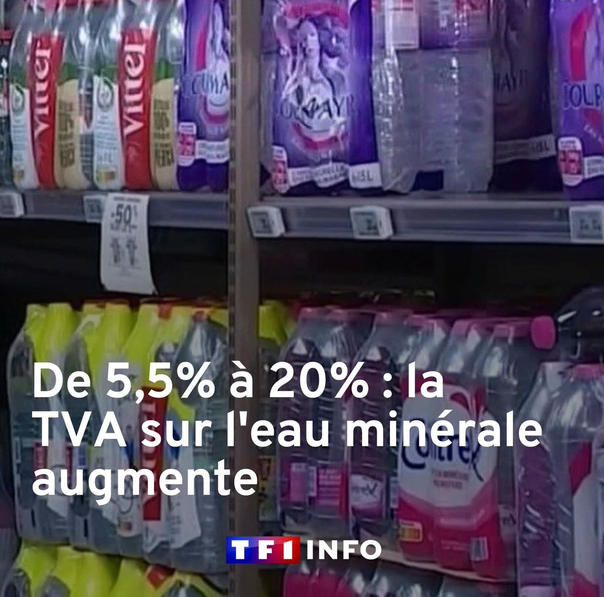 LepretreTony's tweet image. Augmenter la TVA sur la chose la plus essentielle à la vie. Il fallait oser !

Des milliards pour #Zelensky et l&apos;UE, des taxes pour les français... 

Ras-le-bol, RAS-LE-BOL !