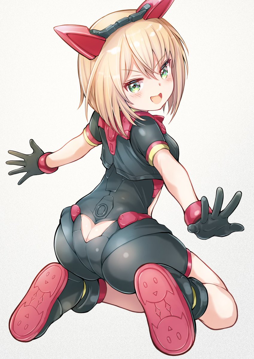 リリネル達に続けて靴底のデザインを見せるティアーシャ（ダリアウエア）です。リシェッタもそうですが新バージョンの背面のデザインは共通して肌が見えている（見せている？）箇所があるのですね・・。 #30MS