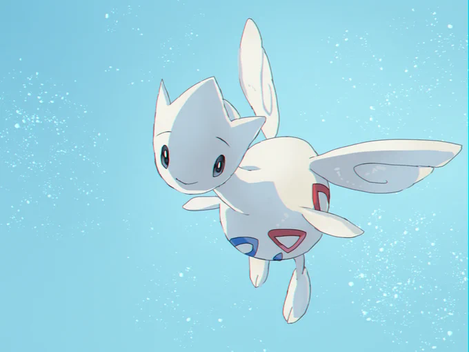トゲチックさん #ポケモン版深夜の真剣お絵描き60分一本勝負