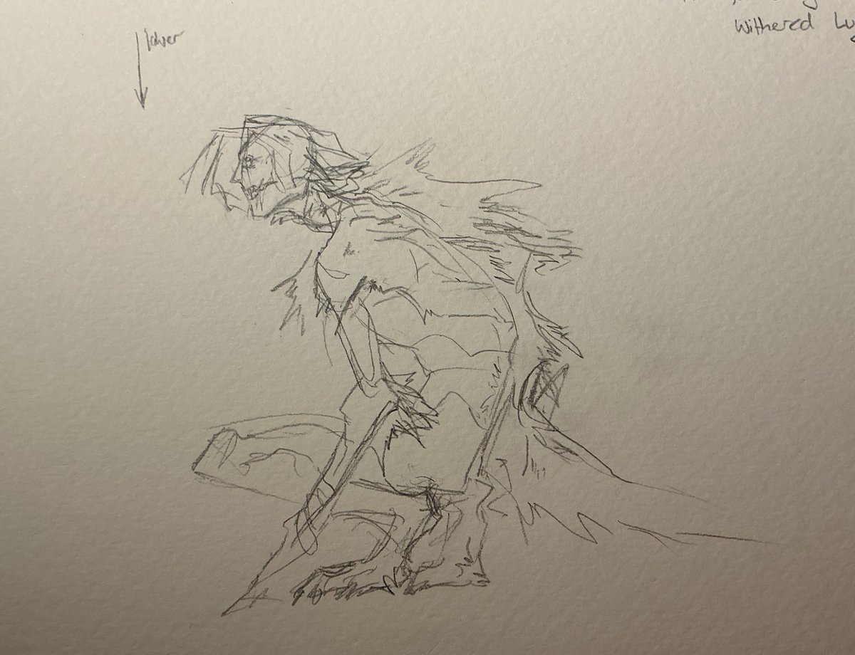 OC sketch, my creepy creature