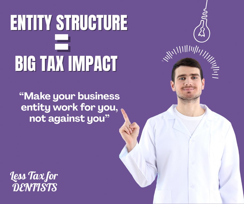 TheJayMalik's tweet photo. Your business entity isn’t just paperwork — it’s one of the biggest factors affecting your tax bill.

👉 Book a free appointment: https://t.co/dZzXAr9SSR

#DentalCPA #DentalTaxStrategy #EntityStructure #DentistFinance #LessTaxForDentists https://t.co/Wfl9TEwAFW