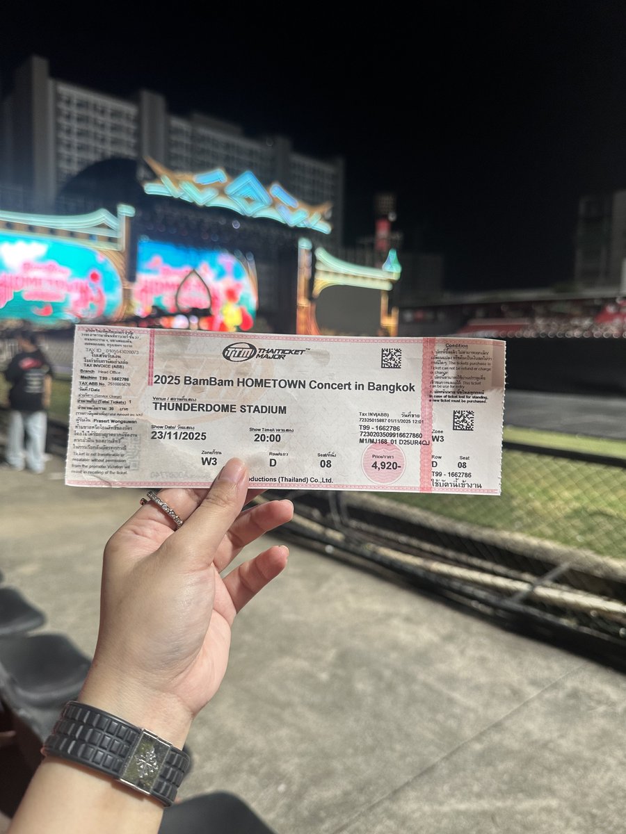 วันสุดท้ายแร้วววววว

#แบมแบม #뱀뱀 #BamBam
#HOMETOWN
#BamBam_Concert_HOMETOWN
<a href="/BamBam1A/">BamBam</a>