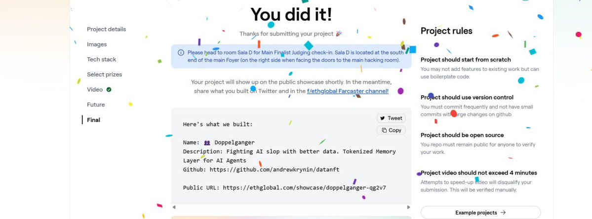 ai_dpp's tweet image. We did it! Waiting for the results @ETHGlobal