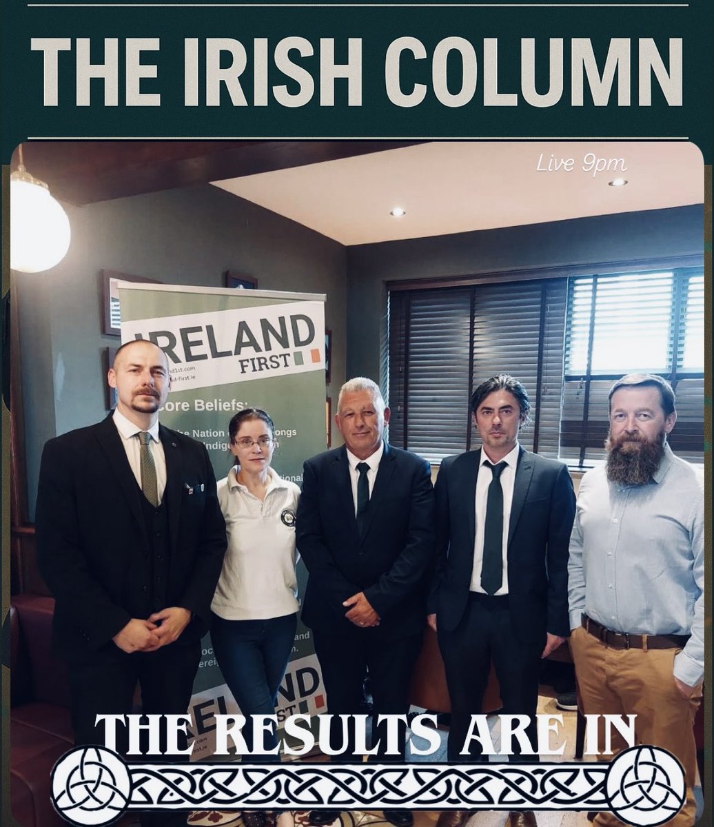 The Irish Column Show tonight at 9pm

A Conclusion for Ireland First? The results are in, find out tonight!

News and Current Affairs show that features a review of the top stories of the week from an Irish Perspective along with Invited Guests

Host – Paul Fitzsimons &amp; Orla