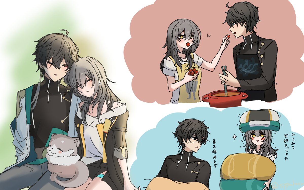 いい夫婦の日‼（遅刻）

#丹星 #danstelle