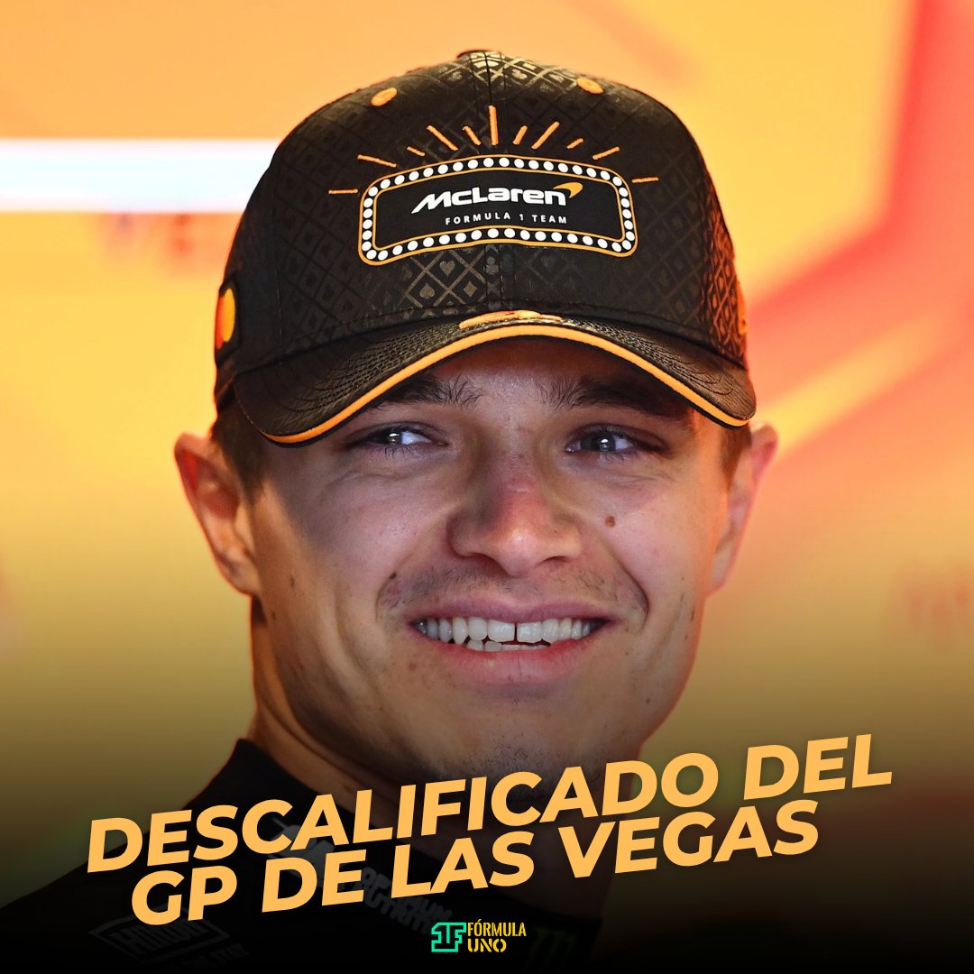 1FMasters's tweet image. 🟣NORRIS ES DESCALIFICADO del GP de las Vegas por desgaste excesivo en las planchas de su mono plaza, esto lo cambia todo

 #mclaren #norris #piastri
