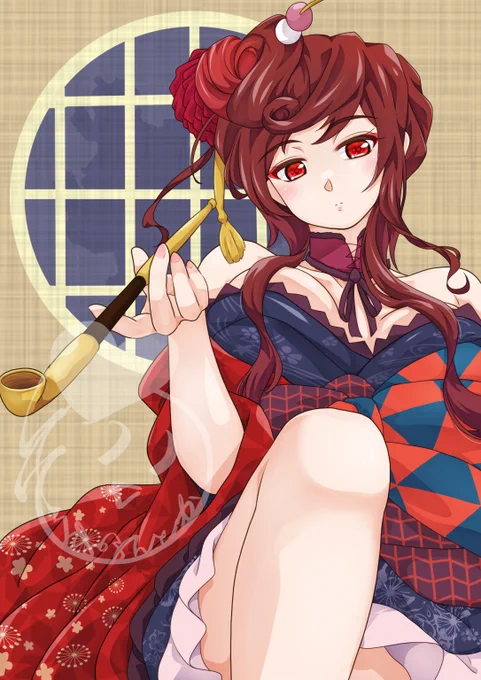 ゆうぎり姐さん誕生日にて過去4年分再掲をば 今年も案はあるので形にできれば遅刻してでも #ゆうぎり生誕祭2025 #ゾンビランドサガ