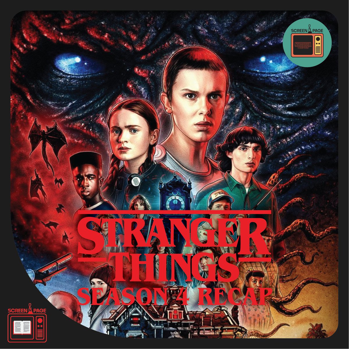 ScreenPagePod's tweet image. It&apos;s time to don our kitty pride jackets and gilly suits as Rich and Taylor venture into the past one last time for Stranger Things Season 4! We&apos;ll see you on the other side of Season 5: Volume 1. 

cms.megaphone.fm/channel/wheelo…

#strangerthings #strangerthings5 #podcast