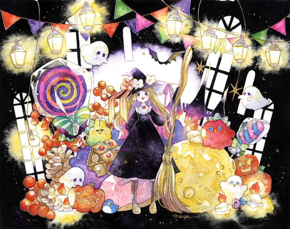 F0(140×180mm)/透明水彩/ホワイトワトソン 「いちねんぶんください」 5