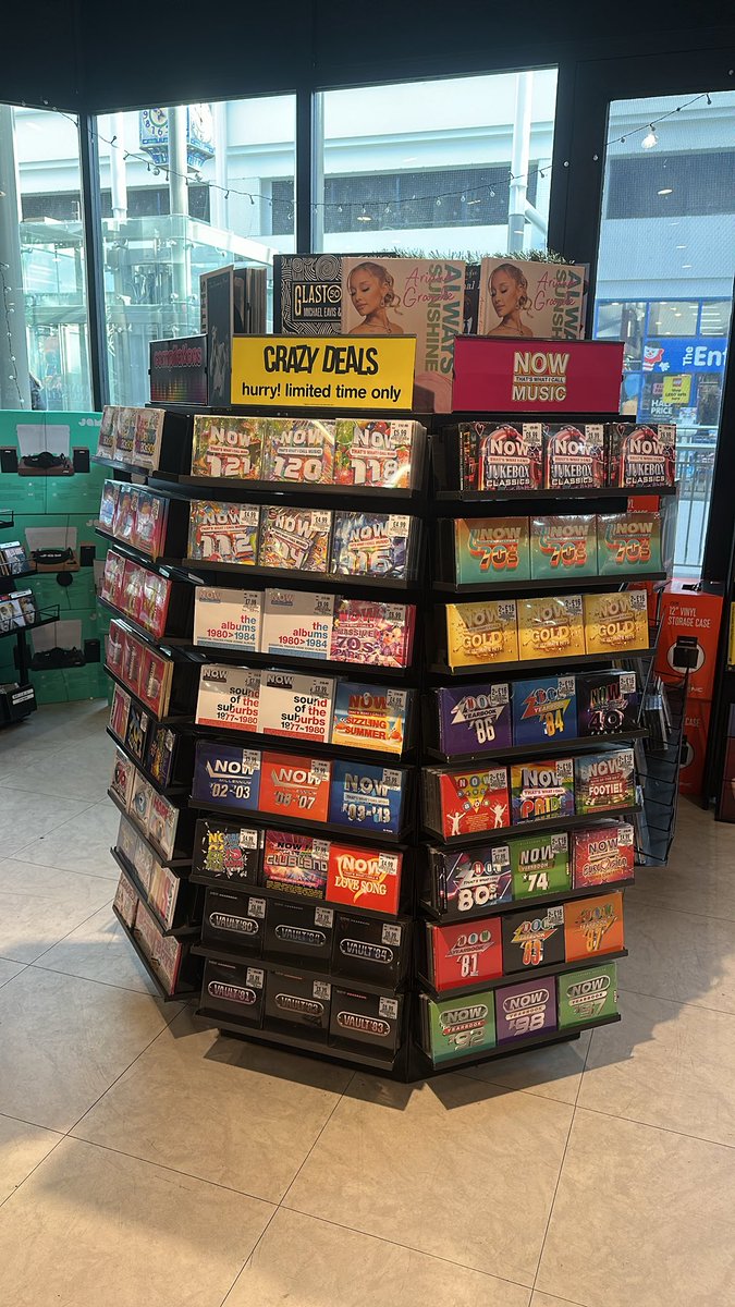 No better time than NOW to stock up on NOW compilations. Black Friday deals on till the 1st of December. Perfect stocking fillers for music fans #hmv #BlackFriday