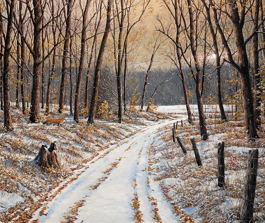 marysia_cc's tweet photo. First Day of Winter 
painting by Jake Vandenbrink https://t.co/FV6K6V1UtA