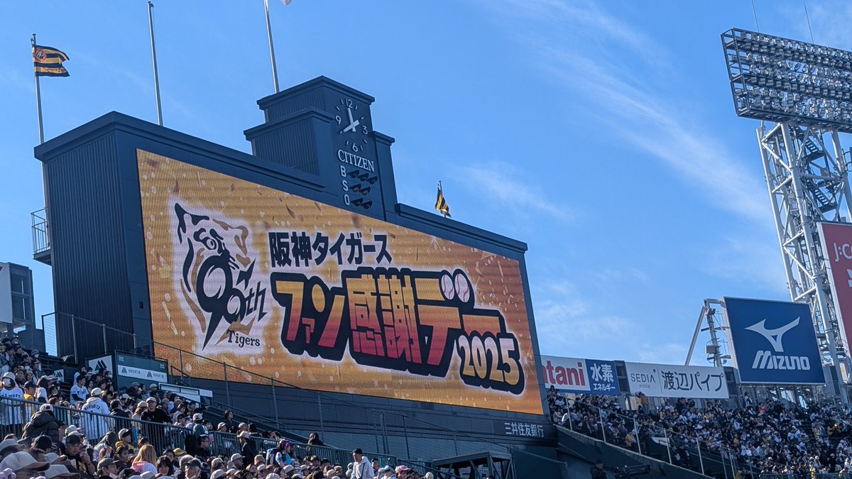 阪神タイガースファン感謝デー2025 #阪神タイガース #阪神甲子園球場