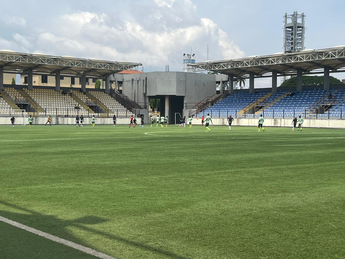 Kick off at the Onikan Stadium