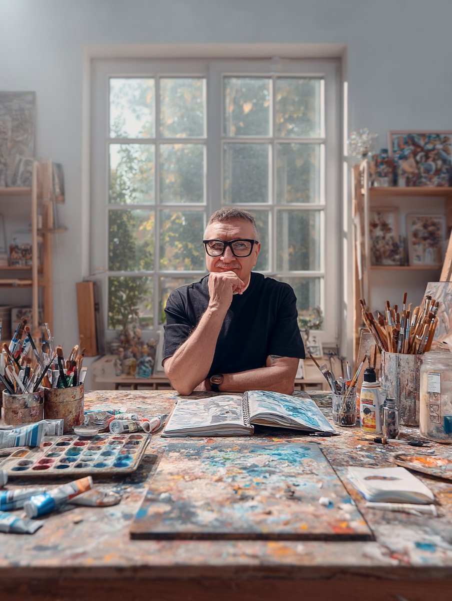 It begins with an idea. #raystatter #artist