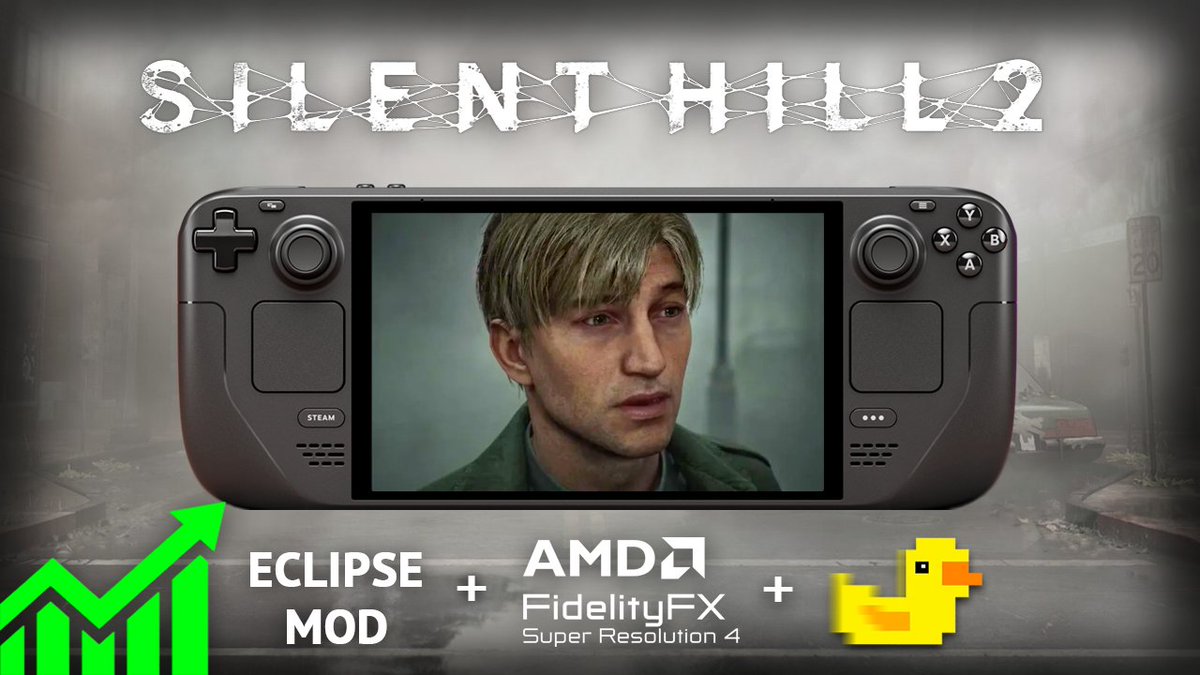 deckwizardyt's tweet image. SILENT HILL 2 Steam Deck Performance FPS Boost! FSR4 + Eclipse Mod + Lossless + Setup!

✅ youtube.com/watch?v=IacqW5…