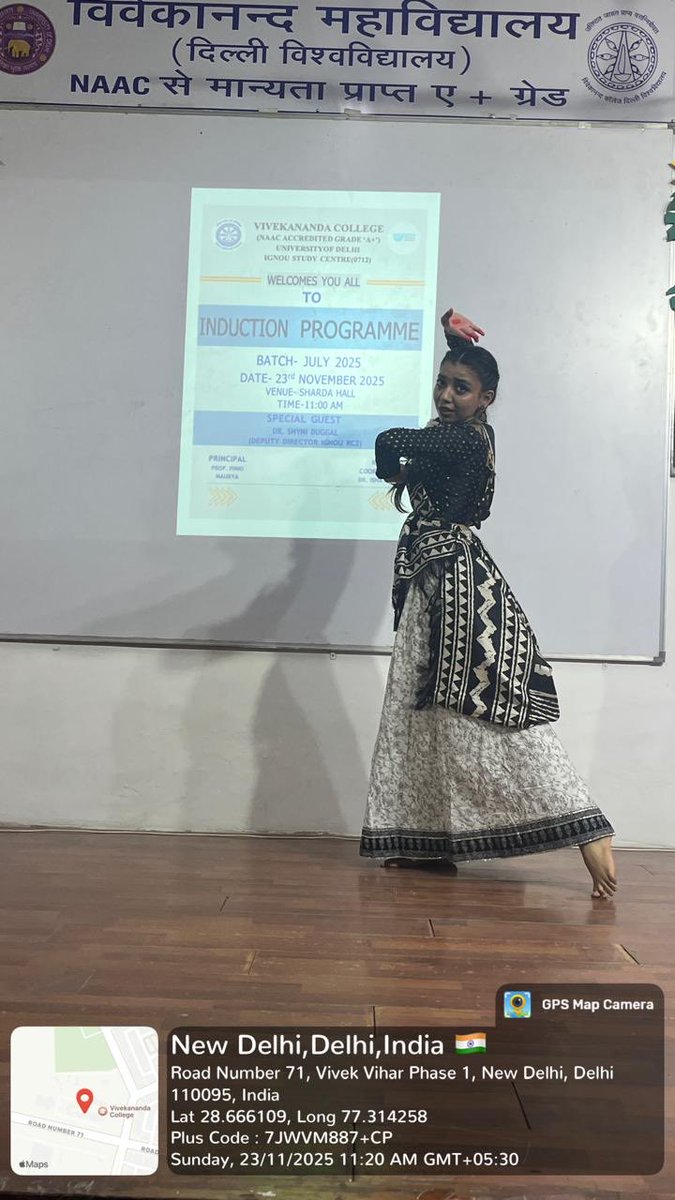 IGNOU_RCDelhi2's tweet image. Induction Meeting organised by LSC-0712, Vivekanand College, University of Delhi for the fresh learners of July 2025 Session