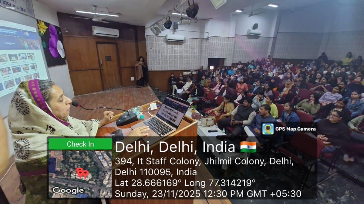 IGNOU_RCDelhi2's tweet image. Induction Meeting organised by LSC-0712, Vivekanand College, University of Delhi for the fresh learners of July 2025 Session