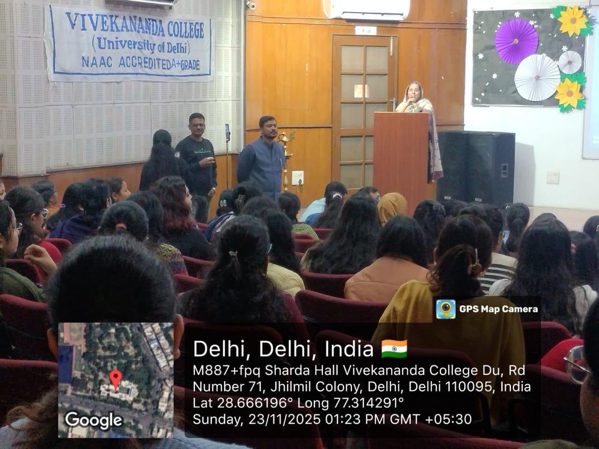 IGNOU_RCDelhi2's tweet image. Induction Meeting organised by LSC-0712, Vivekanand College, University of Delhi for the fresh learners of July 2025 Session on 23rd November 2025