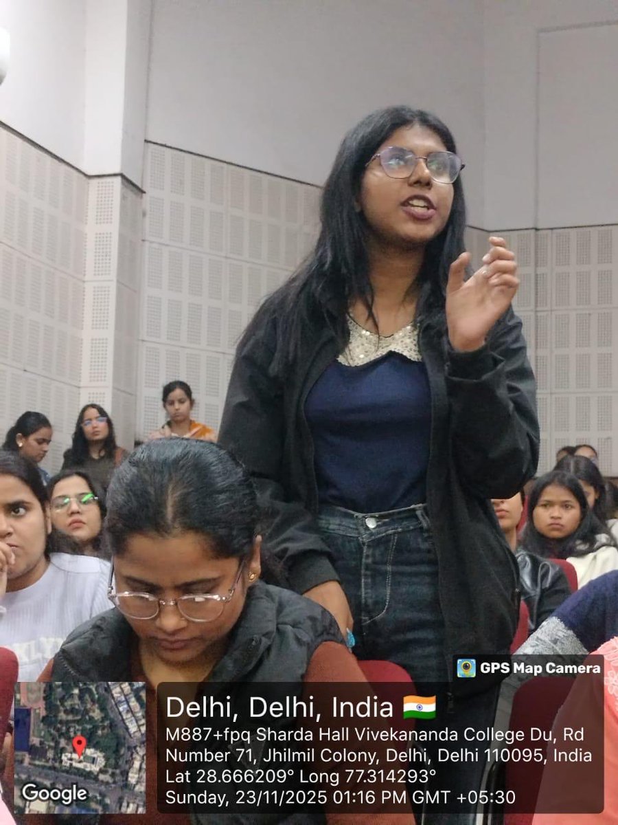 IGNOU_RCDelhi2's tweet image. Induction Meeting organised by LSC-0712, Vivekanand College, University of Delhi for the fresh learners of July 2025 Session on 23rd November 2025