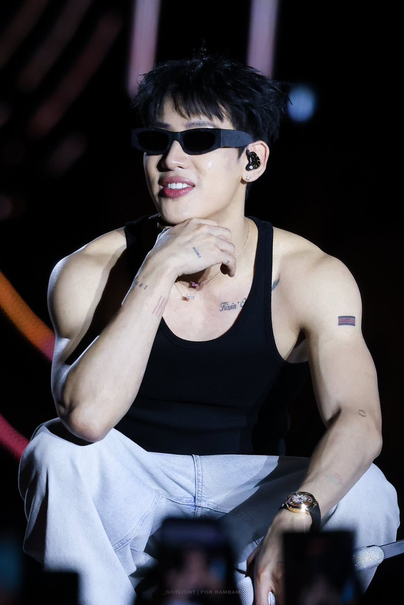 Nannprr's tweet image. เบบี้แบมน่ารักมากกกกก  #BamBamHOMETOWNConcertDay2