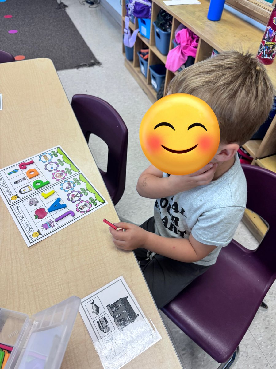 What a great first week back from maternity leave! Patterning, beginning sounds, mystery words, and more! #kindergarten