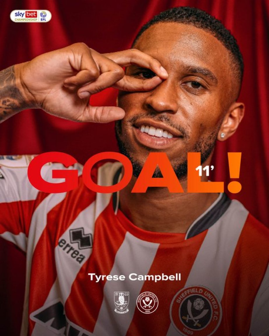 タイリースが先制です！！！！！！！

Sheffield is Red!!!