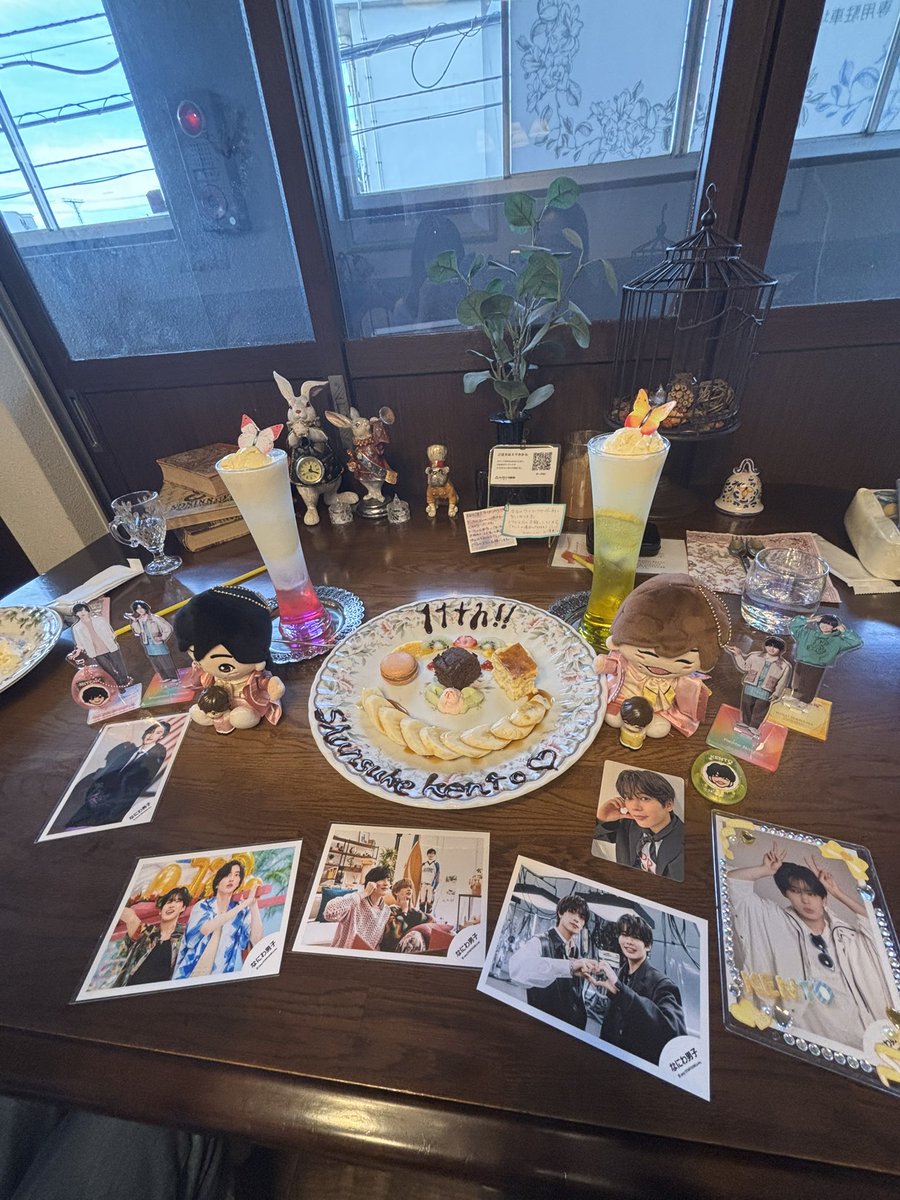 mngo_815's tweet photo. 信号ちゃん入所11周年おめでとう꒰ᐢ⸝⸝⸝⸝ᐢ꒱
謙杜くんもおめでとう🥹
メンカラソーダかわいかった💘
きょへさん名前入らなくてごめんね( ᴗ‸ᴗ )
 #信号ブラザーズ入所11周年  
#長尾謙杜入所11周年 https://t.co/MvzoSoCqkz