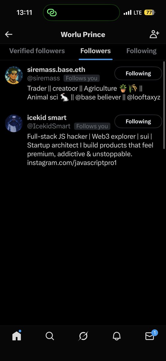 Sk_MultiDev's tweet image. Thank you first  and second follower😊! {ps After following 14 others},Y’all will be remembered for giving me the kick start for this journey - so sit tight,as I won’t disappoint with delivering long-haul, interesting content straight to your feeds.LG!😊@siremass 
@IcekidSmart