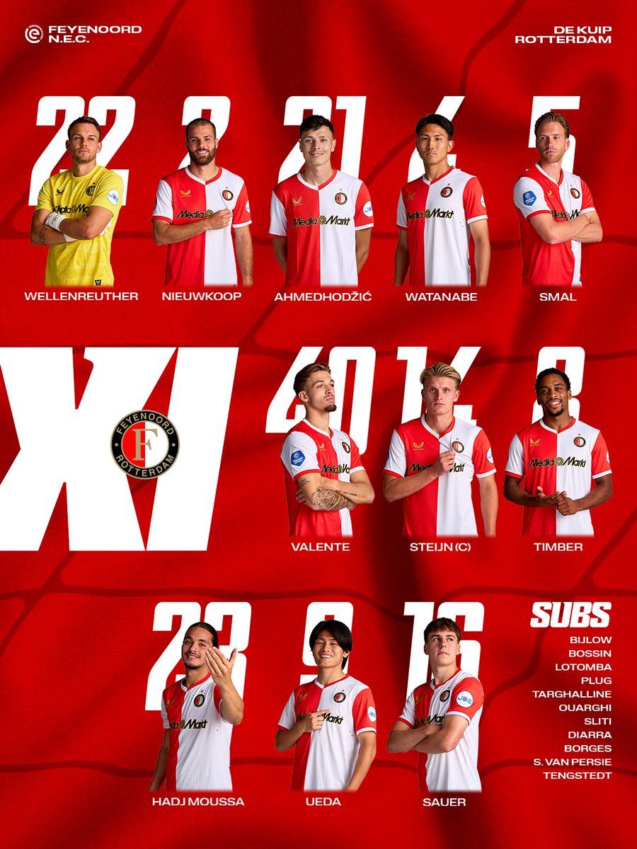 Feyenoord's tweet image. 𝐗𝐈 𝐅𝐄𝐘𝐄𝐍𝐎𝐎𝐑𝐃

#feynec