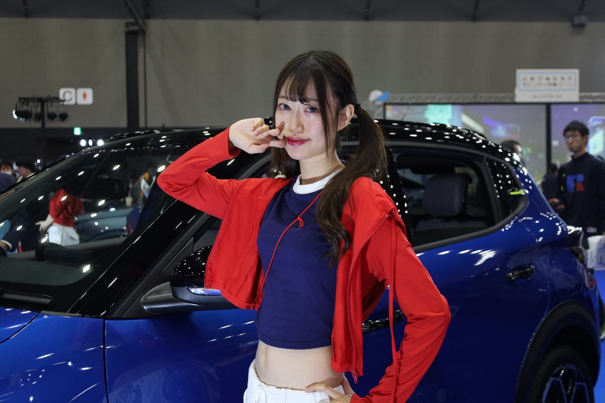 前から一度やってみたかったモデルさん撮影
天音おぺらさん（掲載許可済）
@Opera_1Queen

素人カメラマンの要請に快く応じてくれました🤗
#天音おぺら
#モビリティショー