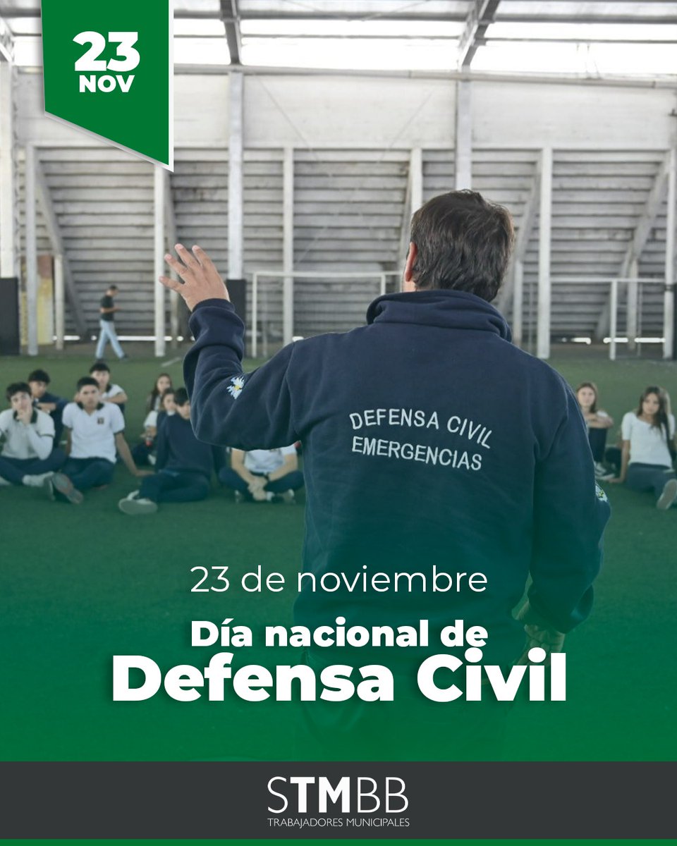stmbb's tweet image. Detrás de cada alerta atendida, de cada vecino a salvo y de cada capacitación, hay un equipo de Defensa Civil municipal que no duda en estar.
¡Gracias por su entrega diaria y por el cariño con el que cuidan a la ciudad! 🚒🧯🌧️