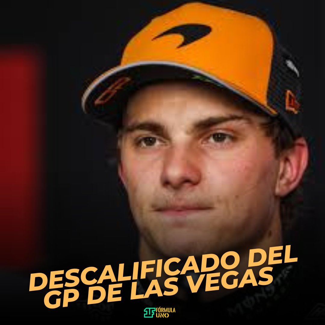 1FMasters's tweet image. 🟣 PIASTRI ES DESCALIFICADO del GP de las Vegas por desgaste excesivo en las planchas de su mono plaza, esto lo cambia todo

 #mclaren #norris #piastri