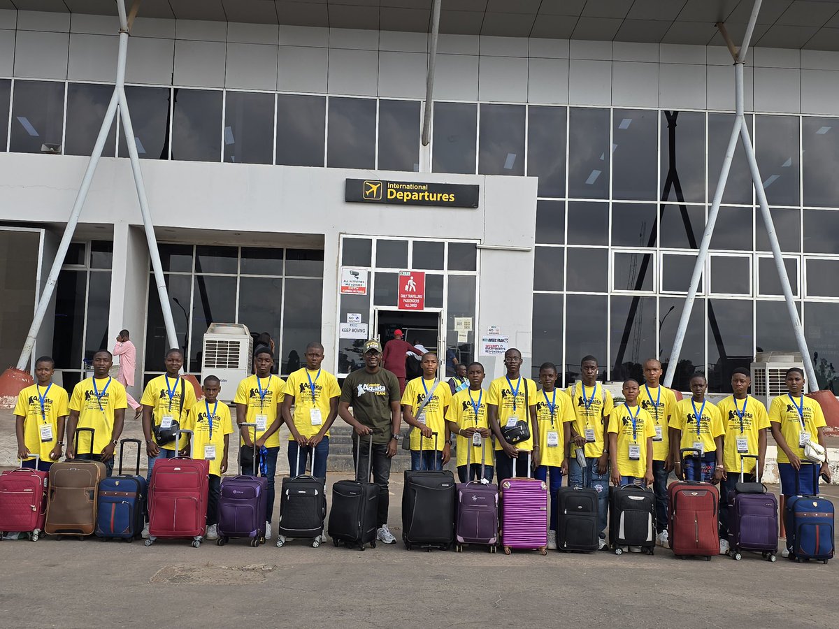 buezeofobuike's tweet image. To the glory of God, the 2025 Aguata Champions are set to depart Nigeria to Cape Town via Bole International Airport, Addis Ababa. 

The Champions are the finalists of the 2025 Aguata Best Student Challenge. 

While in Cape Town, they will be engaging in a transformative tour to…