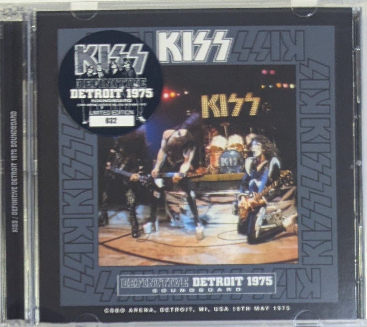 KISS『DEFINITIVE DETROIT 1975 SOUNDBOARD』(1975/5/16 Detroit, 2CD