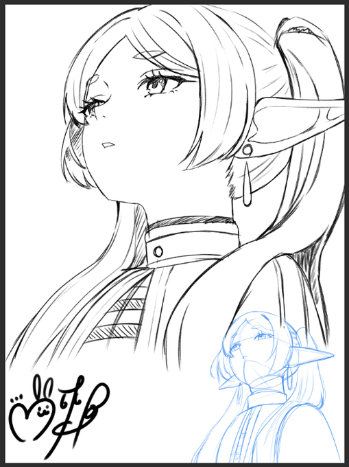 多分描けた❣

正解じゃないんだろうけどこれが限界だった🤔

右下の青いのは失敗したやつ(これぐらい上向きにしたかったけど描けなかった) 