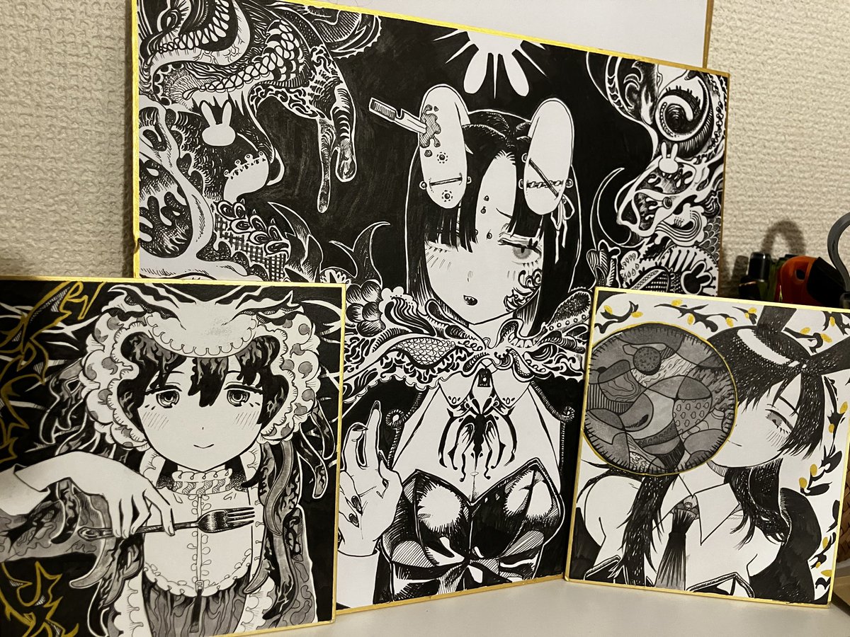 niyosio's tweet photo. 色紙~ズ https://t.co/OcSm8CtO46