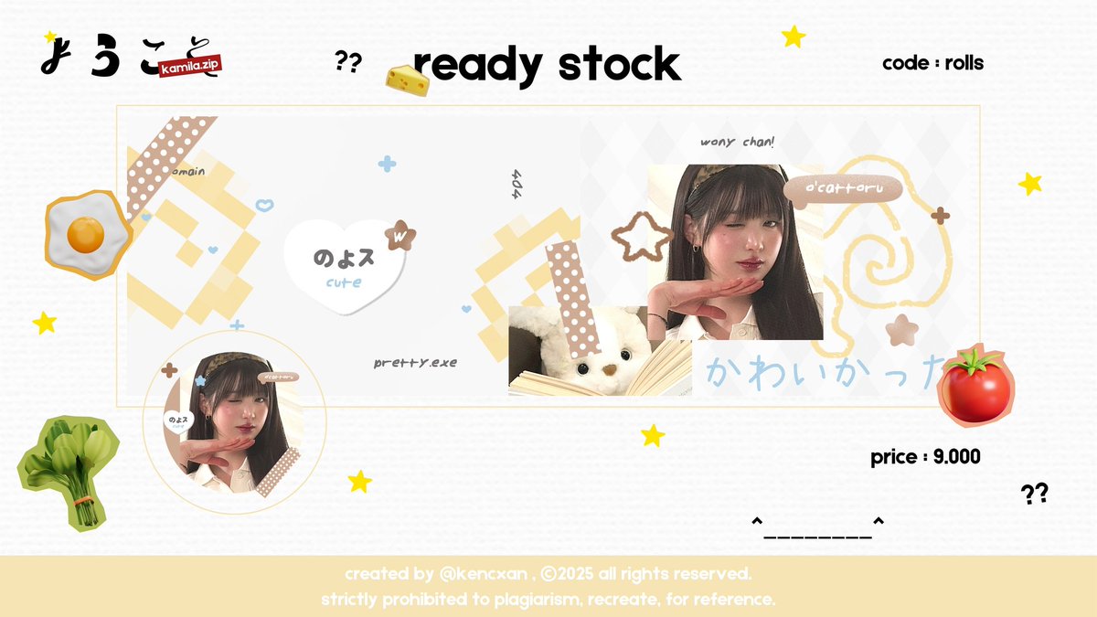 kencxan's tweet image. help retweet? ありがとう! 🍥 #zonauang

hai, aku ready layout wony dan winter free retext bisa di jemput sekarang! ayo jemput layout nyimup nya, avail by req yaa! 👀💗