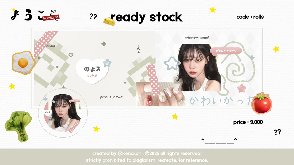 kencxan's tweet image. help retweet? ありがとう! 🍥 #zonauang

hai, aku ready layout wony dan winter free retext bisa di jemput sekarang! ayo jemput layout nyimup nya, avail by req yaa! 👀💗