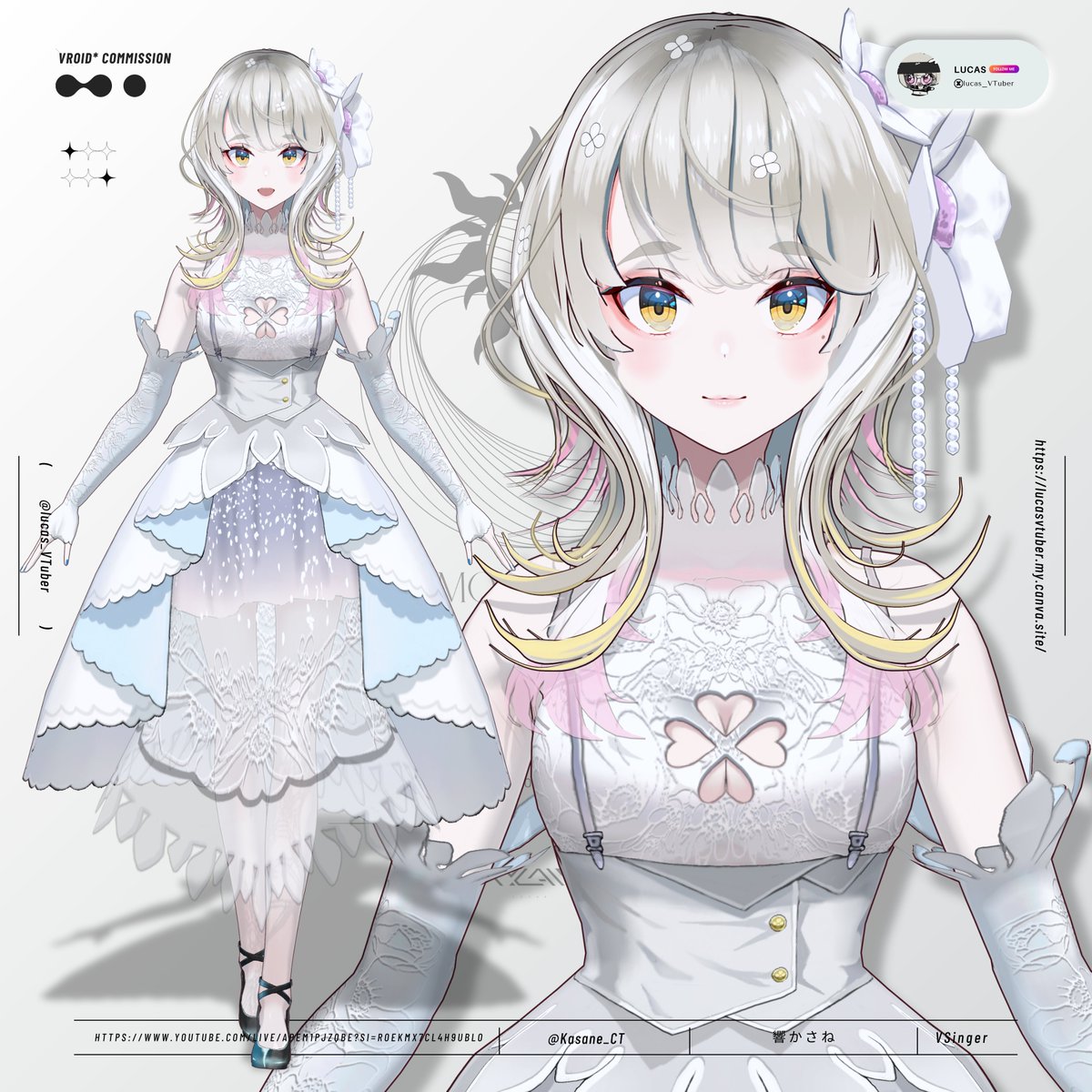 ■COMMISSION 

この度ご依頼で、響かさねさん（<a href="/Kasane_CT/">響かさね🍀11/23(Sun)20:00 JST 3Dお披露目LIVE</a>）のVRoid3Dモデル制作を担当させていただきました！

#VRoid