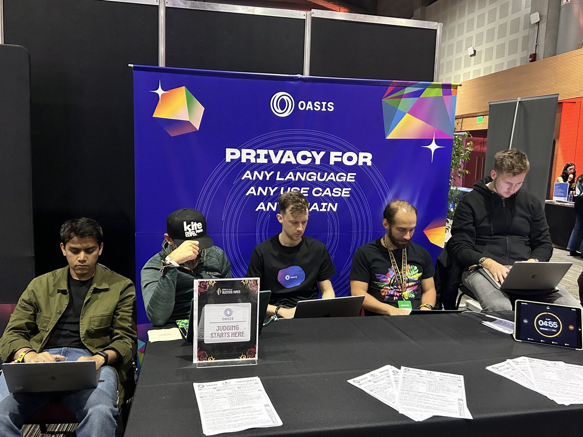OasisProtocol's tweet image. Submissions are in! Huge respect to all teams building with Oasis this weekend.

We’ll be reviewing projects and sharing the results soon.