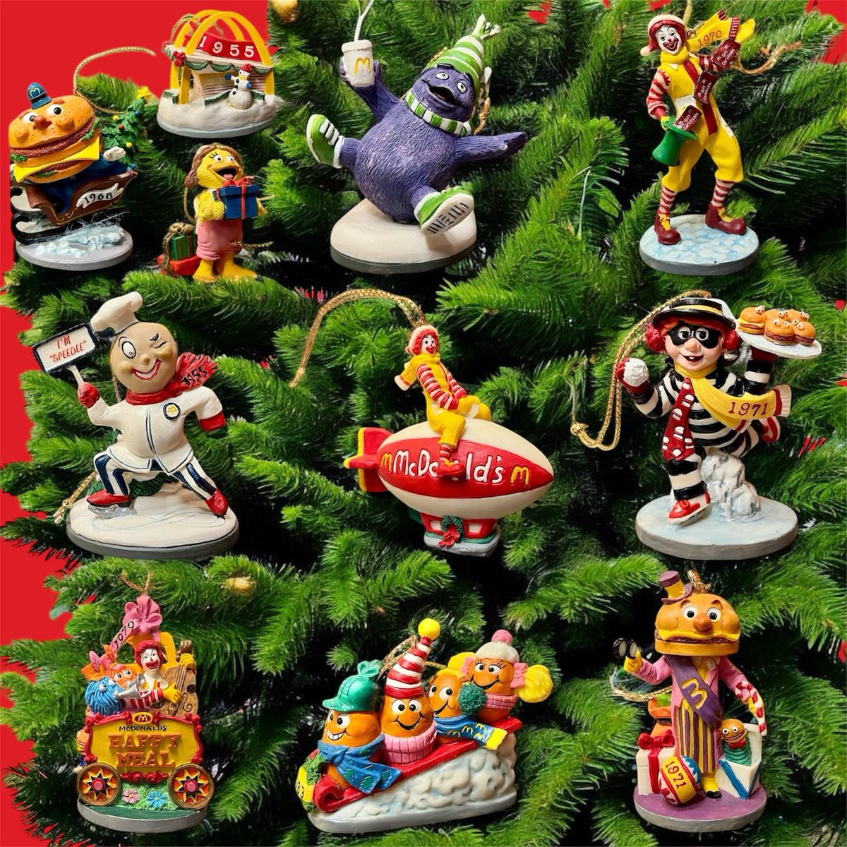 今年のクリスマスツリーはマクドナルド仕様に？🍟🎄🎅 アメリカから