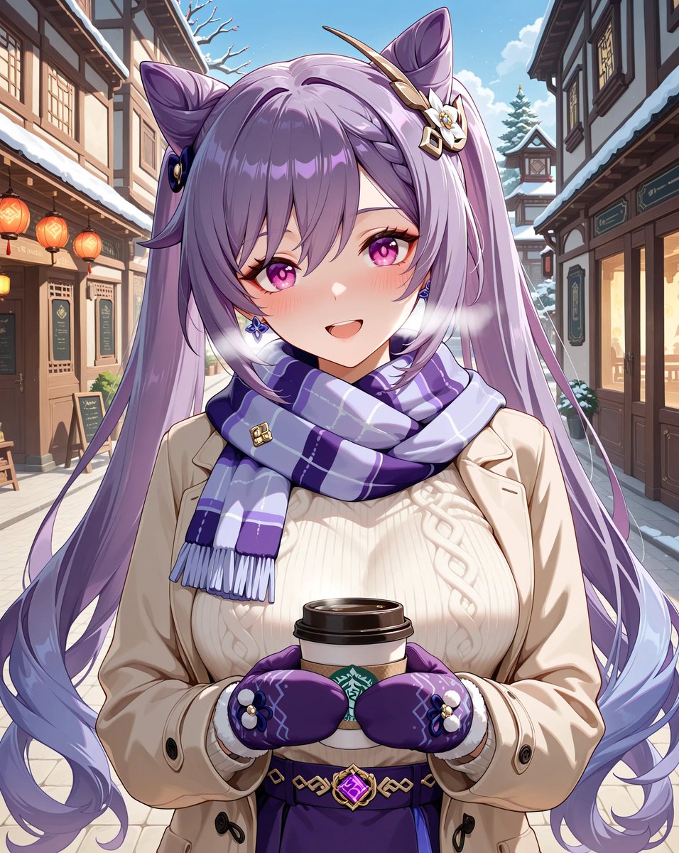EchigoyaAi's tweet photo. If I could make this moment last forever…
I’d fall in love with winter over and over again,
as long as you’re here with me.
#Keqing #GenshinImpact #原神 #刻晴 #GenshinFanart #WinterKeqing #SnowDate #Romance #CozyVibes #GenshinWinter #KeqingBestGirl https://t.co/xtHTc8rSe7