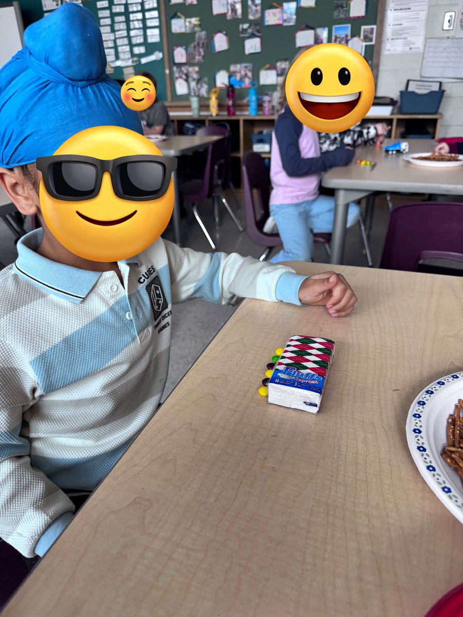 The first Fun Friday math! Students practiced using the rules of measurement to measure classroom objects. Our measuring tools? Skittles &amp; pretzel sticks! 🥨 #math #kindergarten #measurement <a href="/MPatel_1/">Minakshi Patel</a>