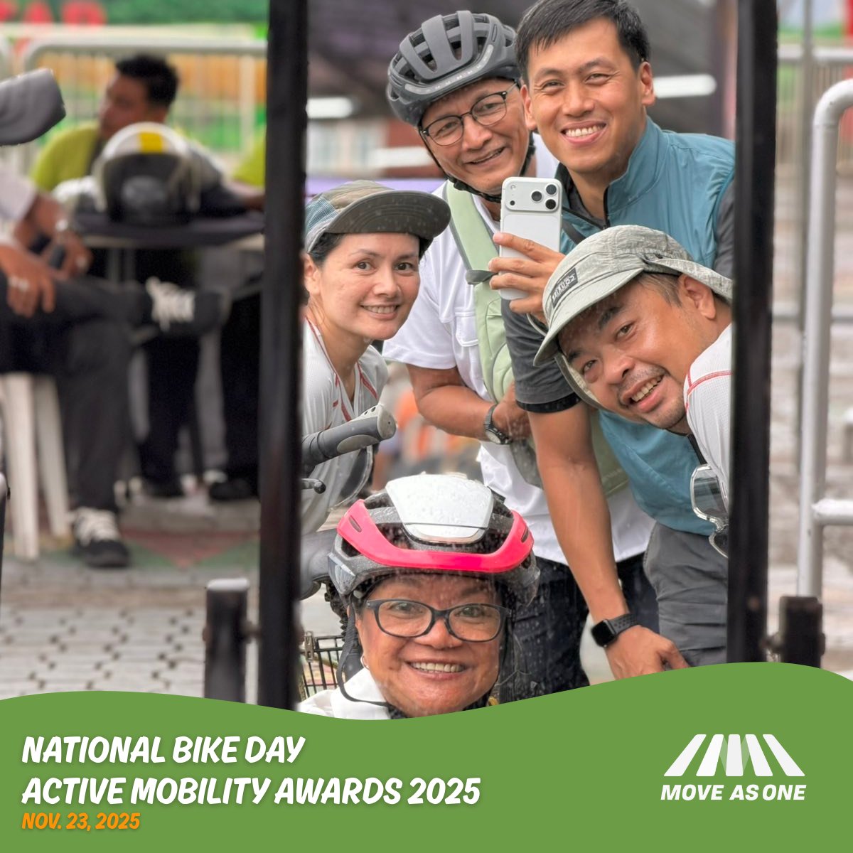 MoveAsOnePH's tweet image. Ang ganda ng araw na ’to. 💚 Dumalo ang Move As One at nagbigay ng keynote sa National Bike Day Active Mobility Awards sa QC, kasama ang DOTr, DPWH, DOH, DILG, LGUs, at advocates.

Nakaka-inspire makita ang sigla ng bike community at suporta para sa active mobility. 🚴‍♀️✨
