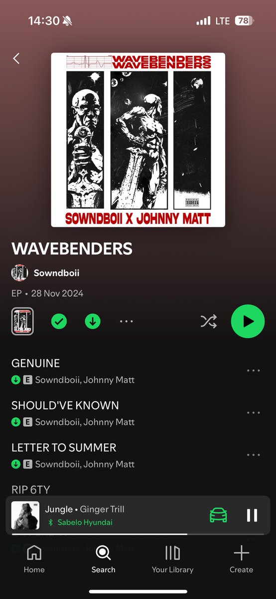 Musical project by <a href="/SowndboiiOTR/">Sowndboii</a> &amp; <a href="/JohnnyMatt_/">𝓜𝓪𝓽𝓽</a> 

I am listed as the executive producer on the project, forever a moment i will appreciate 🙏🏾💚🔥🚀

open.spotify.com/album/4l7zwXCc…