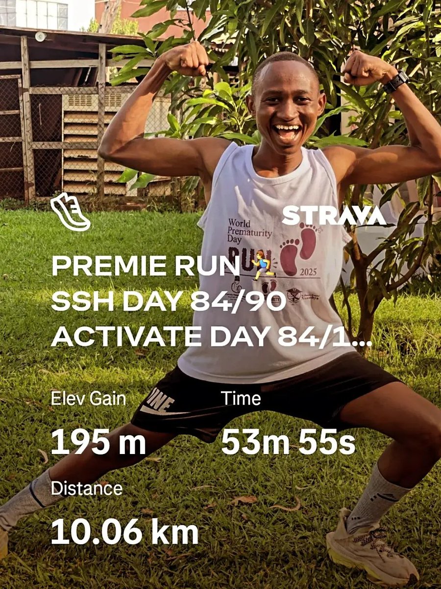 mugoya_raphael's tweet photo. I ran and conquered.... the preterm babies πΆ are in safe hands now π.. Glory to the Almighty God ππΌ for giving me strength πͺ ππΌ
#mugoyaisaacraphael #PremieRun #morningruns #raphamarathoner #Gratitude https://t.co/qTa4xkLtfQ