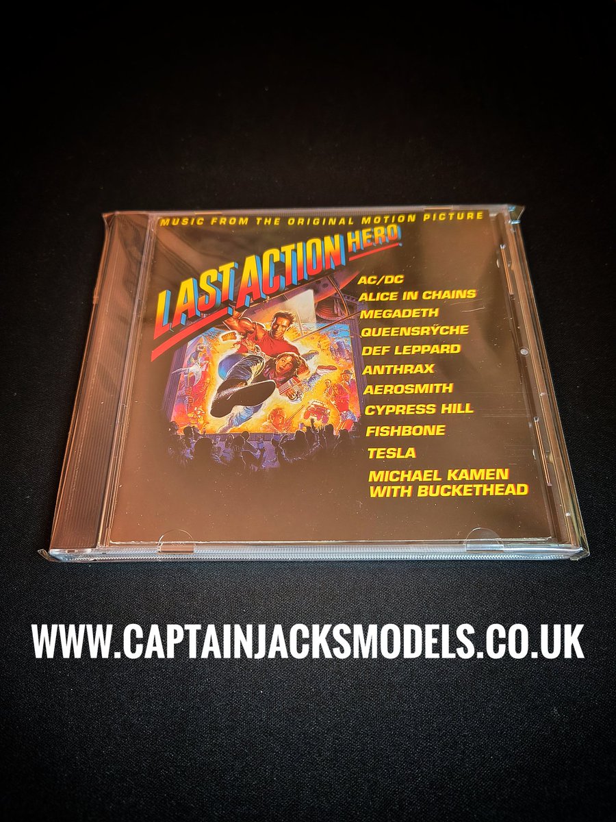 CaptainJModels's tweet image. The Last Action Hero CD Movie Soundtrack.
Excellent condition - many more soundtracks available.
captainjacksmodels.co.uk

#lastactionhero #captainjacksmodels #moviesoundtracks #moviesoundtrack #90smusic #90srock #90srockmusic #90skid #physicalmedia #physicalmediaforever