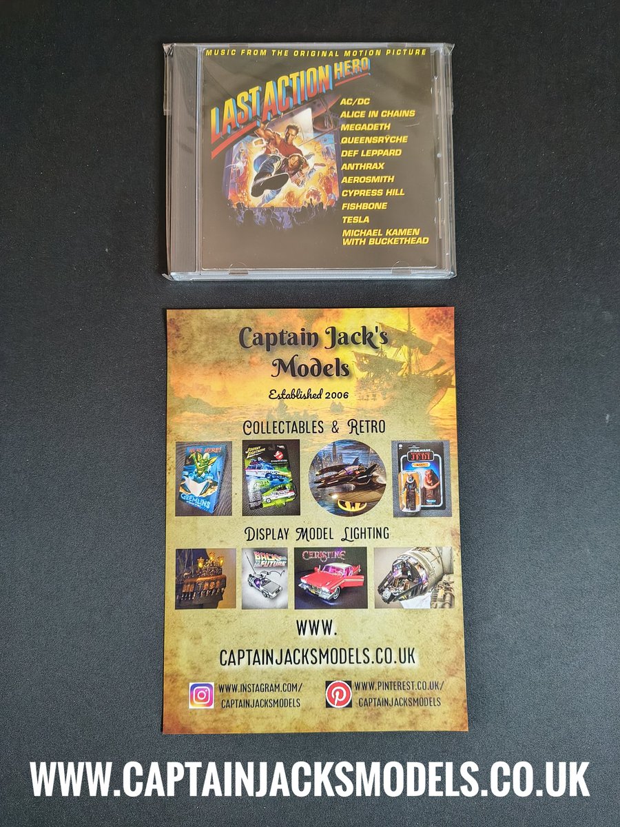 CaptainJModels's tweet image. The Last Action Hero CD Movie Soundtrack.
Excellent condition - many more soundtracks available.
captainjacksmodels.co.uk

#lastactionhero #captainjacksmodels #moviesoundtracks #moviesoundtrack #90smusic #90srock #90srockmusic #90skid #physicalmedia #physicalmediaforever